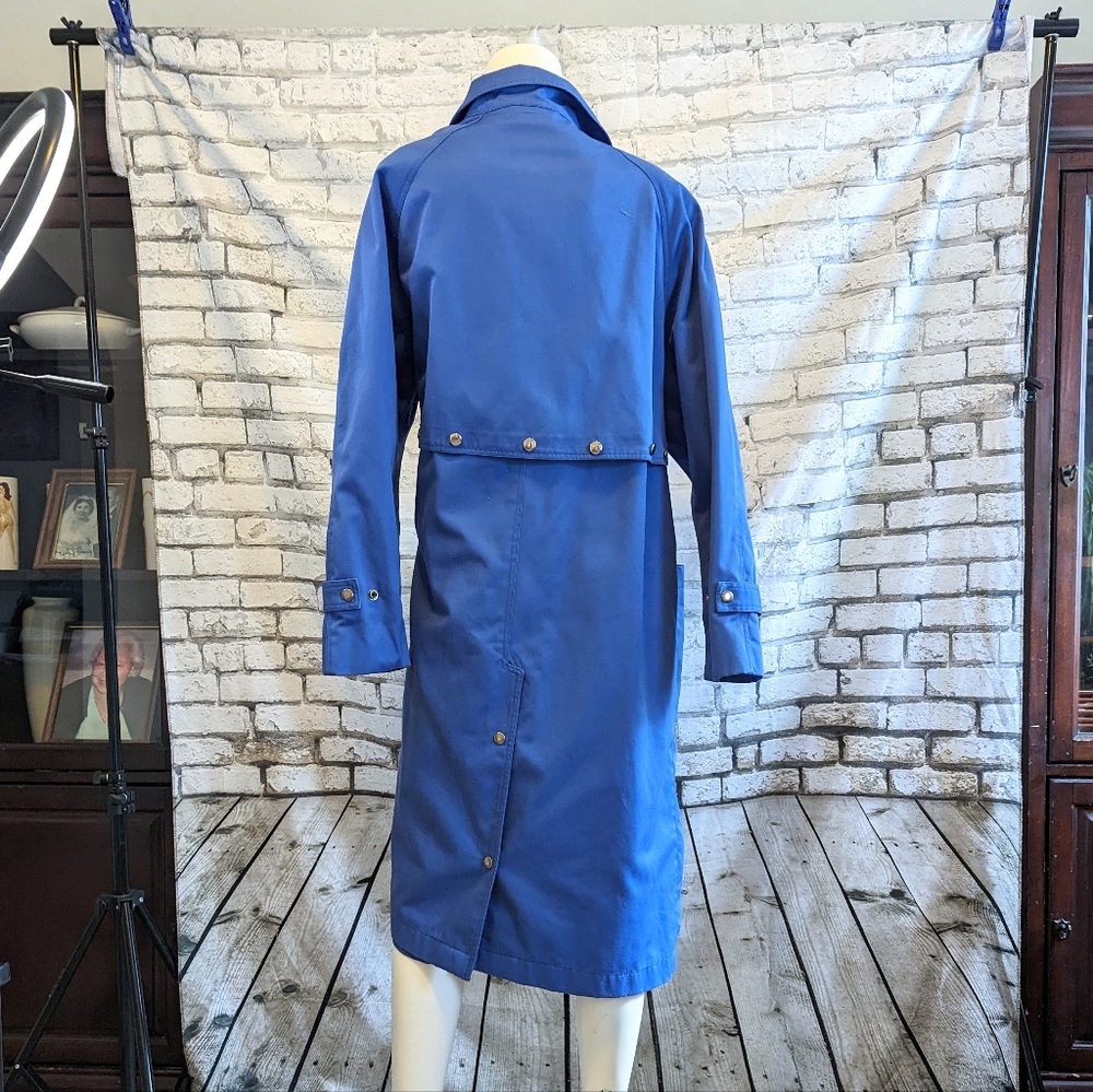80s J Gallery "Snappy" Trench Coat FIRM PRICE! - Picture 9 of 13